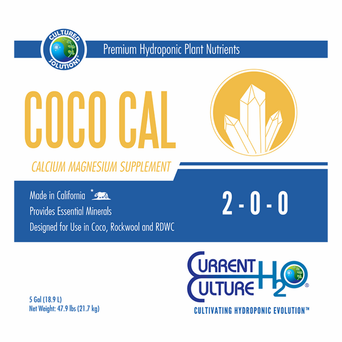 Cultured Solutions Coco Cal Liquid Hydroponic Fertilizer.
