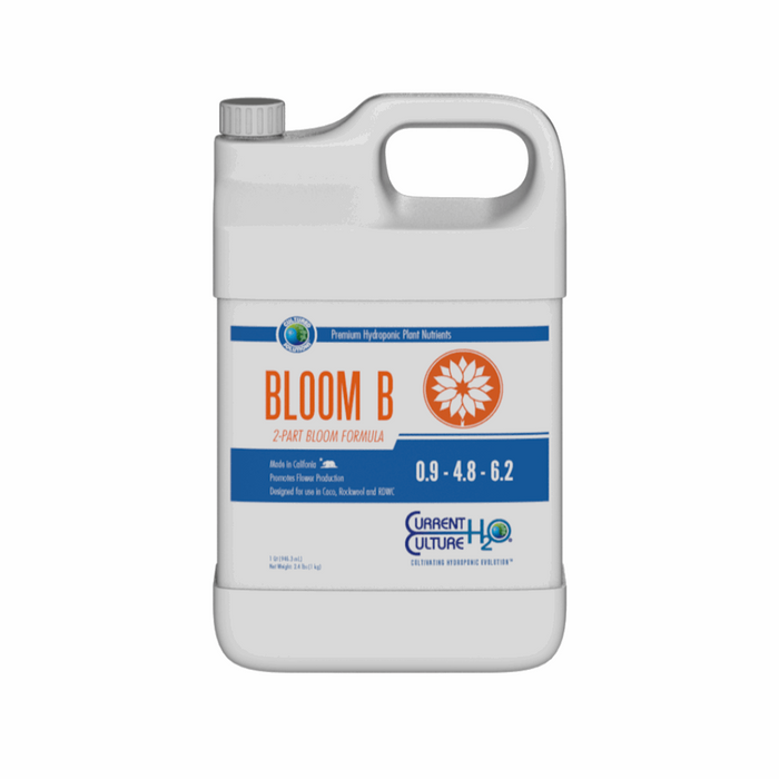 Cultured Solutions Bloom B Hydroponic Liquid Fertilizer.
