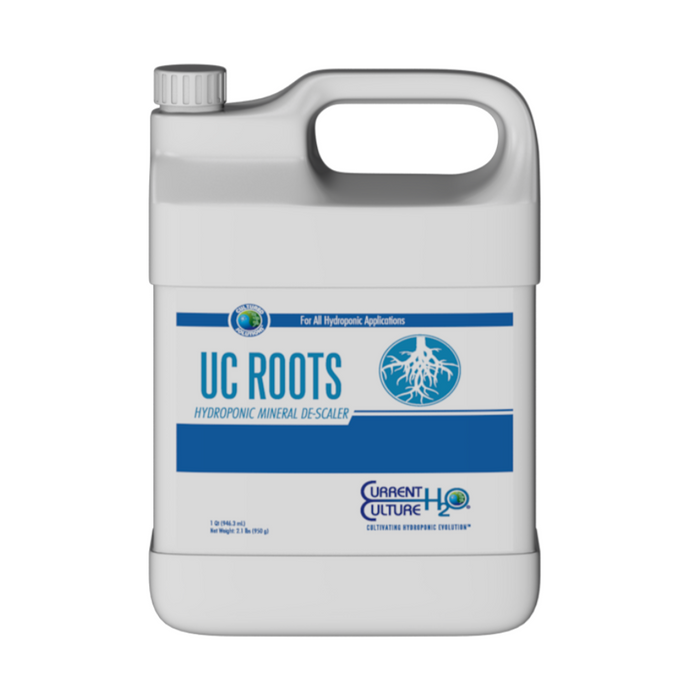 Cultured Solutions UC Roots Hypochlorous Acid Hydroponic Mineral Descaler.