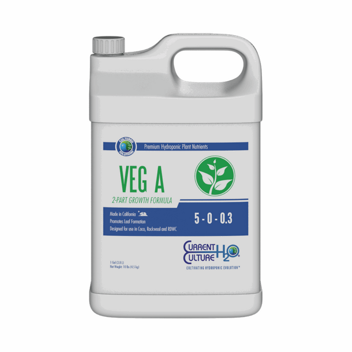 Cultured Solutions Veg A Hydroponic Liquid Fertilizer.